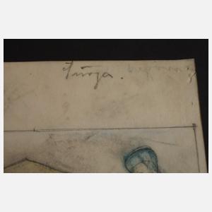 Otto Surges, Wandgestaltungs-Entwurf