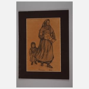 Thomassin, Mutter mit Kindern