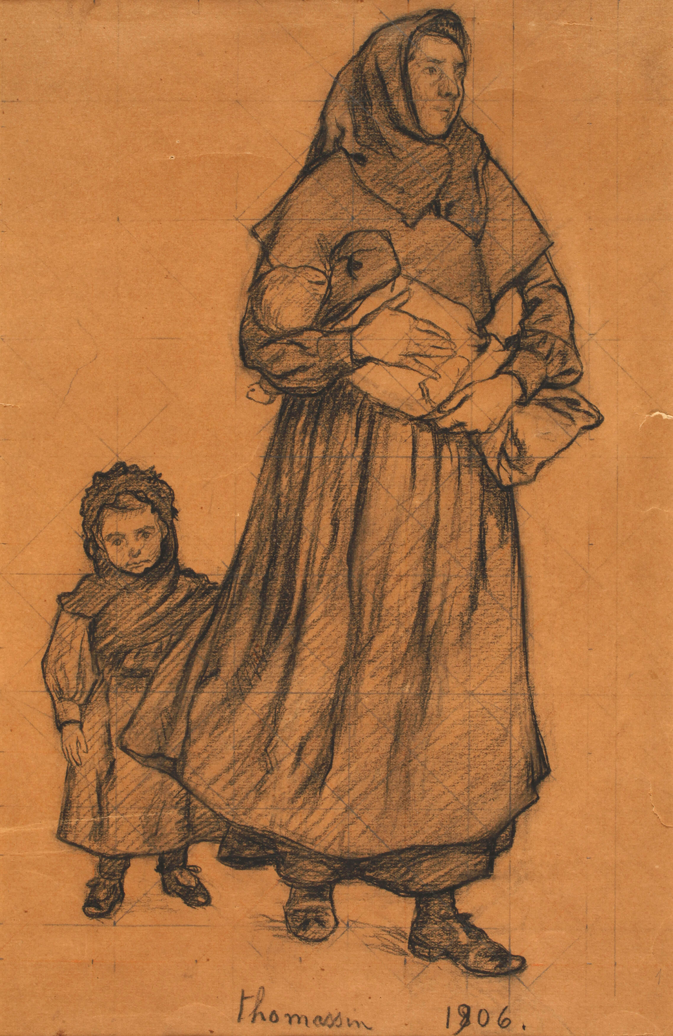 Thomassin, Mutter mit Kindern