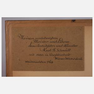 Walther Wahlstedt, "Wenn die Hühner noch schlafen"