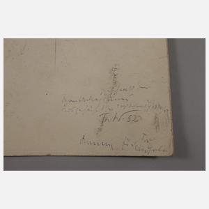 Prof. Theodor Wende, Konvolut Entwurfszeichnungen