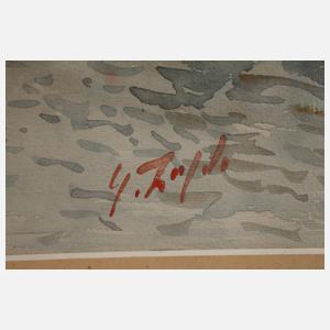 G. Zalde, Blick auf Venedig