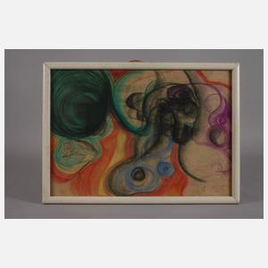 Rolf Cavael, attr., abstrakte Komposition