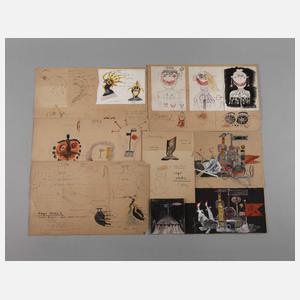 Gerd Mackensen, attr., Konvolut Theaterentwürfe