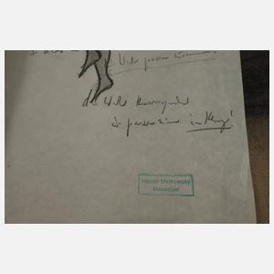 Mappe Malkowsky, Sammlung Zeichnungen