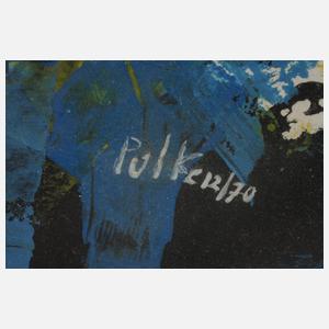 Polke, abstrakte Komposition