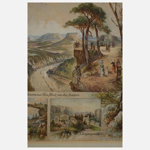 Karl Quarck, Partien im Elbsandsteingebirge