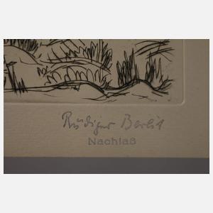 Rüdiger Berlit, drei Radierungen