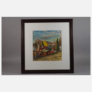 Prof. Conrad Felixmüller, Schrebergärten am Stadtrand