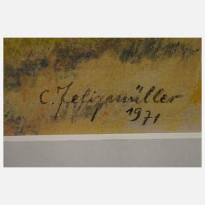 Prof. Conrad Felixmüller, Schrebergärten am Stadtrand