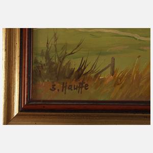 Siegfried Hauffe, zwei Landschaften und Fasane
