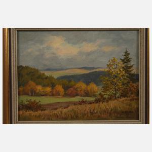 Siegfried Hauffe, zwei Landschaften und Fasane