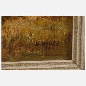 Siegfried Hauffe, zwei Landschaften und Fasane