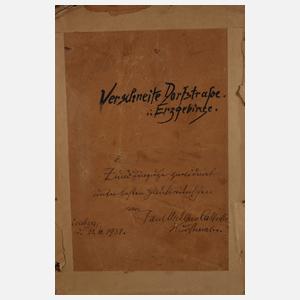 Paul Müller-Callnberg, "Verschneite Dorfstraße "