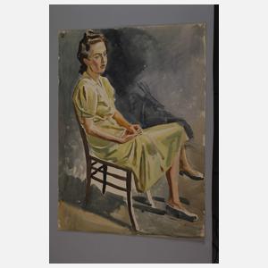 Kurt Opitz, Sitzendes Mädchen