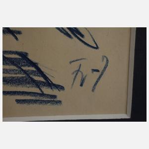 Fritz Zalisz, Italienische Stadt mit Marktplatz