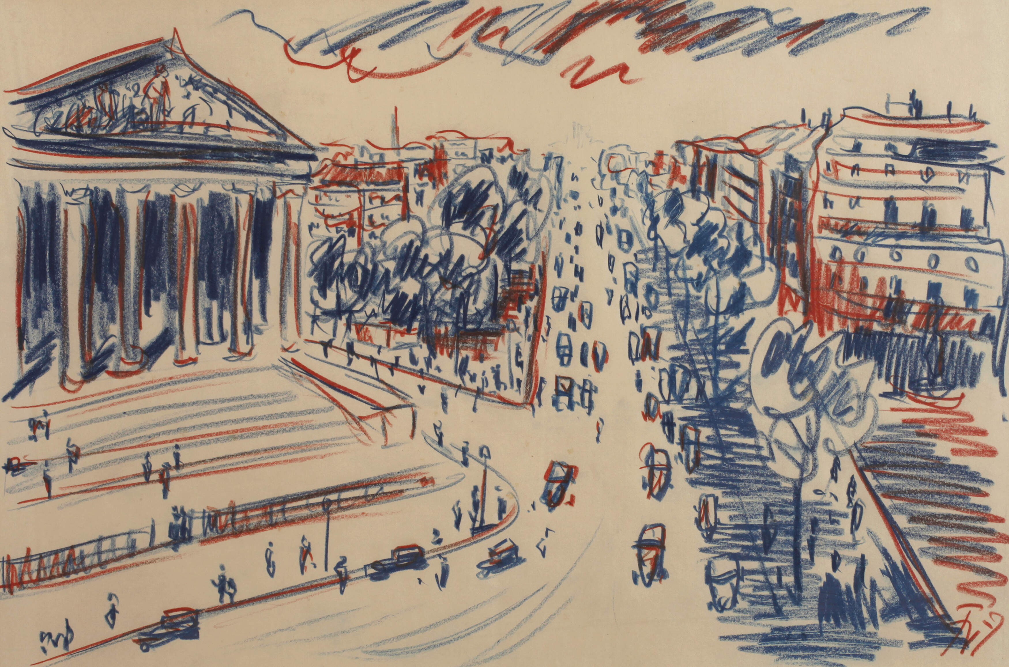 Fritz Zalisz, In der Großstadt