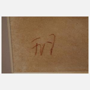 Fritz Zalisz, Liegender Frauenakt