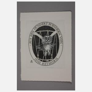 Prof. Baldwin Zettl, Exlibriskonvolut