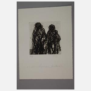 Prof. Max Uhlig, "Zwei Wartende"