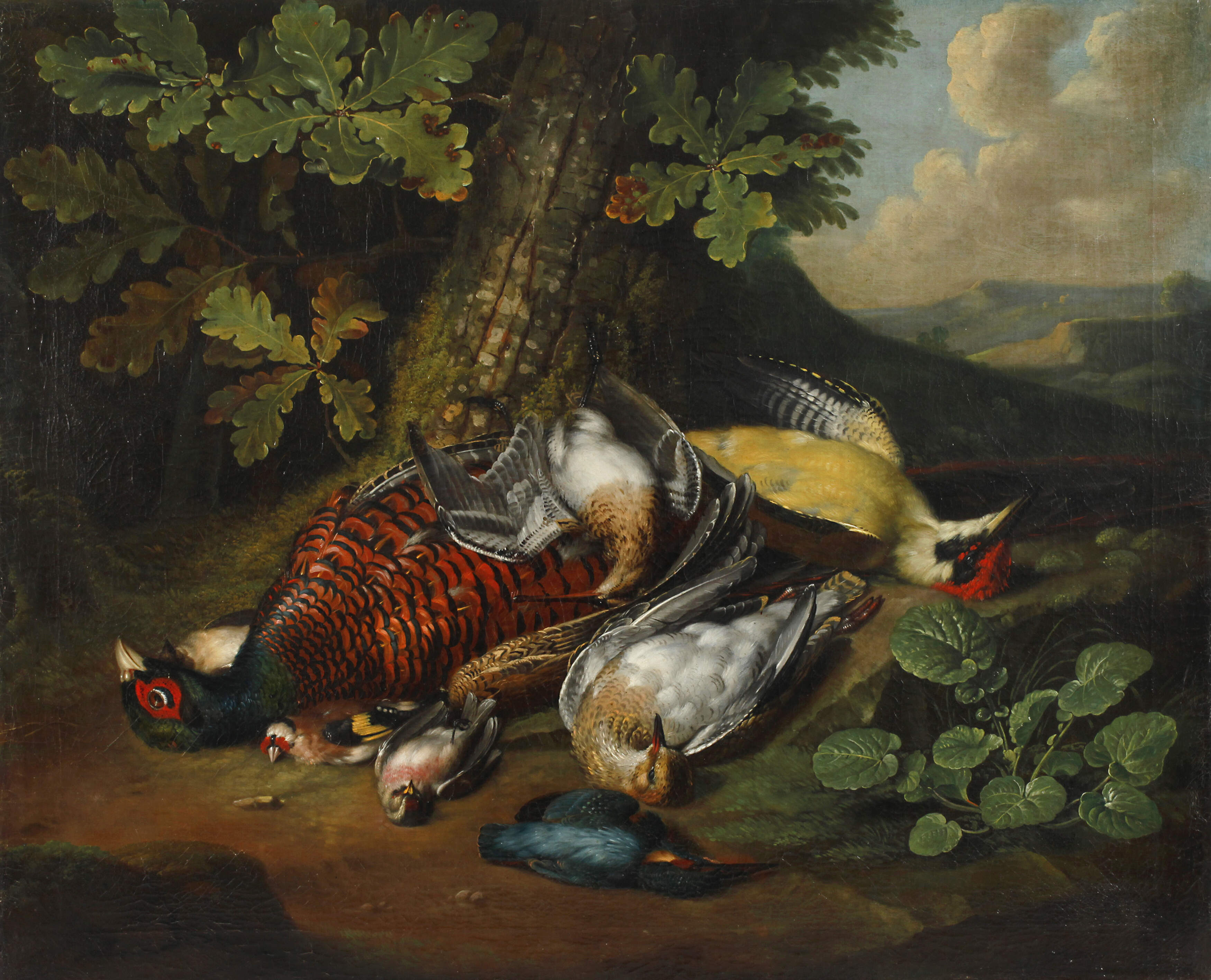 Jacob Samuel Beck, attr., Jagdstillleben