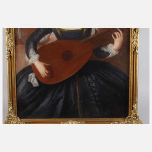 Alexander Gebhardt, Damenportrait nach Antoine Pesne