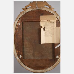 Ovales Herrenportrait des Barock