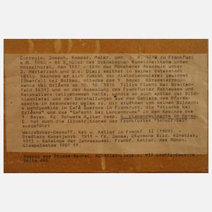 Joseph Kaspar Correggio, Ulan in Winterlandschaft