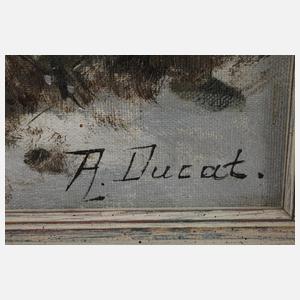 A. Ducat, Winterlandschaft