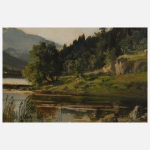 Fritz Halberg-Kraus, Bukolische Landschaft