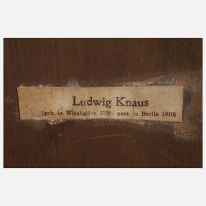 Ludwig Knaus, attr., Herrenportrait
