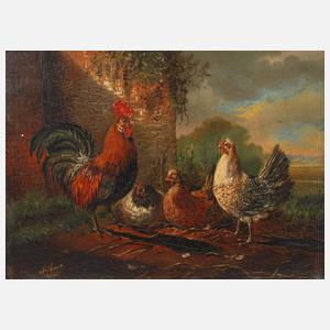 Moritz Laux, Hühnerbild