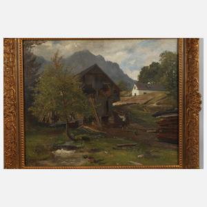 August Heinrich Niedmann, attr., An der Brettmühle