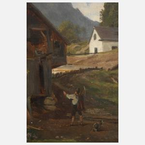 August Heinrich Niedmann, attr., An der Brettmühle