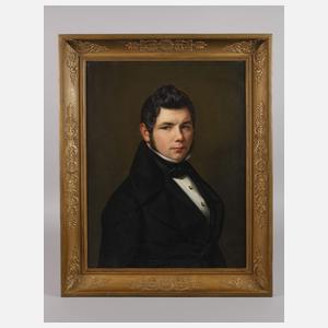 Benjamin Orth, Herrenportrait Biedermeier