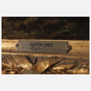Anton Pick, attr., Boote auf dem Fluss