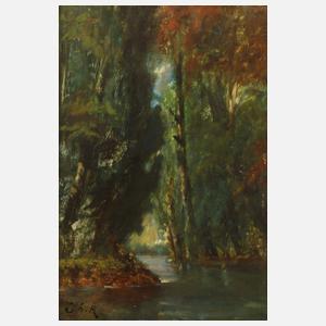 Philipp Rumpf, attr., Waldinneres