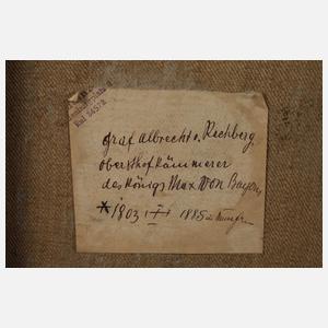 Portrait Graf Albrecht von Rechberg