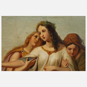 Jephtas Tochter mit ihren Freundinnen