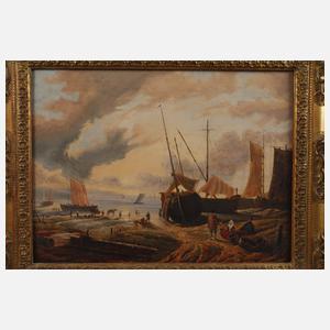 Holländische Hafenszene