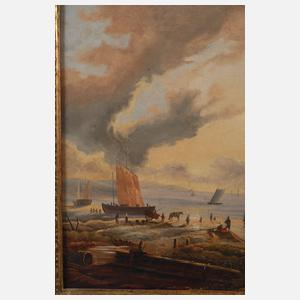 Holländische Hafenszene