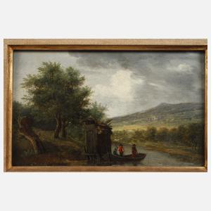 Französische Flusslandschaft