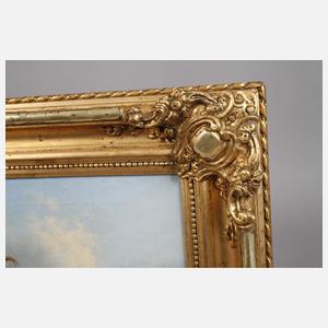 Ideallandschaft mit Ziegen