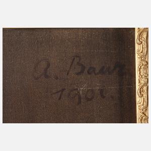 Albert Baur, Portraitstudie