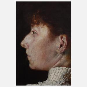 Albert Baur, Portraitstudie