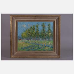 Paul Beauvais, Pappelallee im Sommer