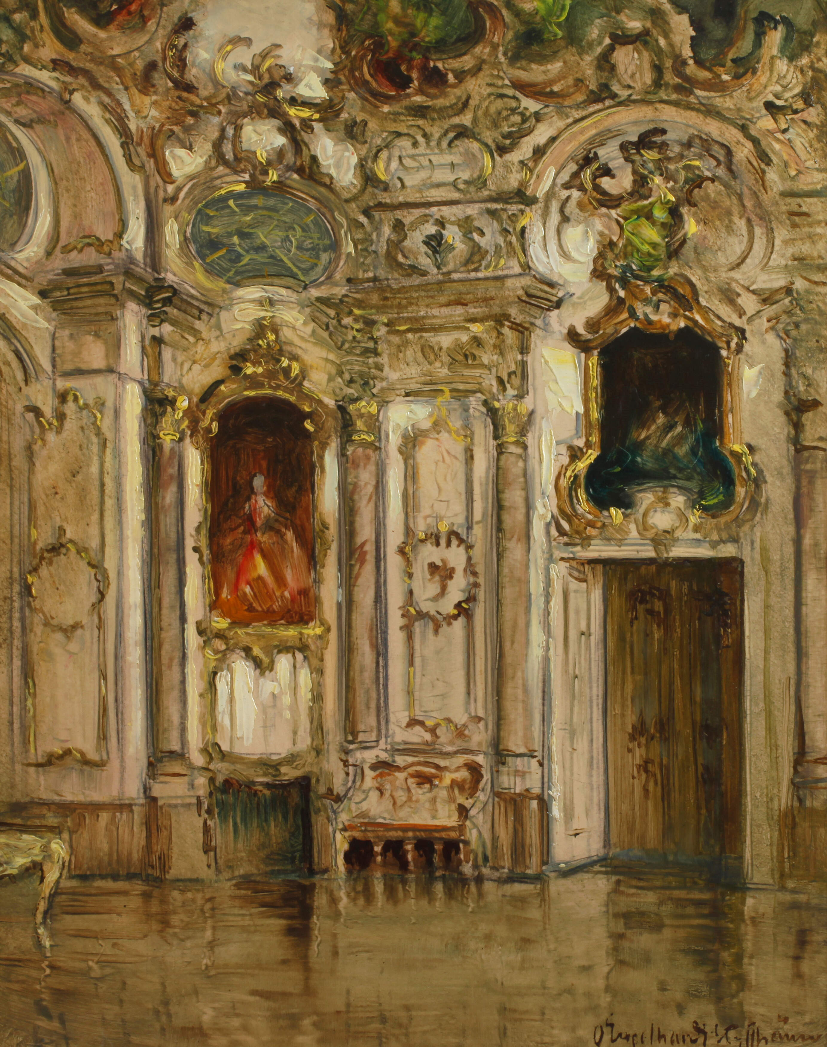 Otto Engelhardt-Kyffhäuser, "Barocksaal"