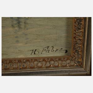 Henri Fabre, Segelboote vor dem Hafen als Pendants