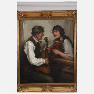 Prof. Robert Frank-Krauss, Musizierendes Paar