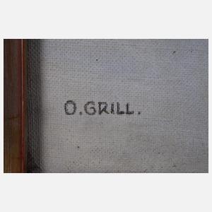 Oswald Grill, "Seeufer im Winter"